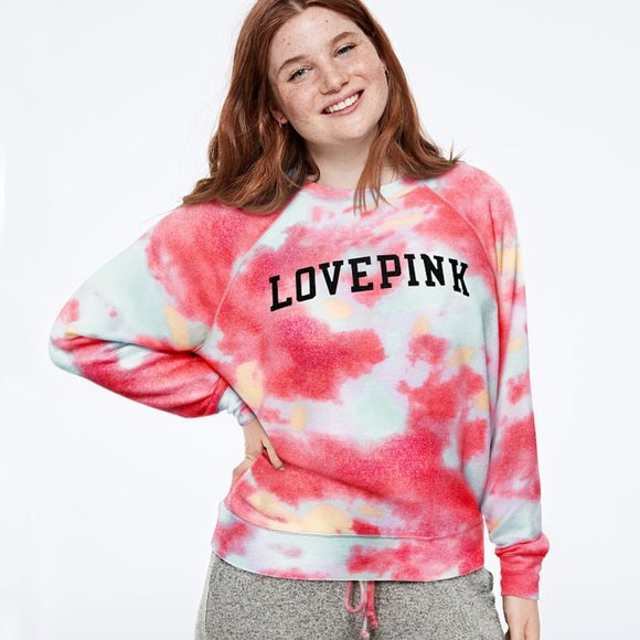 PINK Victoria's Secret Pants - VS PINK COZY CREW & CLASSIC JOGGER SET